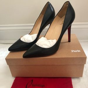 Christian Louboutin Black leather Pigalle